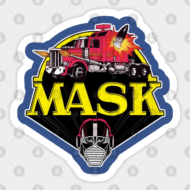 M.A.S.K. Sticker by JCD666